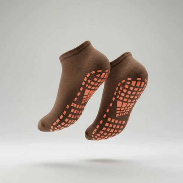 The Steadies™ Grip Socks | Coffee